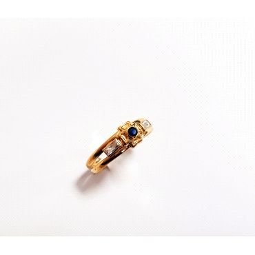 SORTIJA ORO AMARILLO PIEDRA                                           