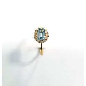 SORTIJA ORO AMARILLO PIEDRA                                           