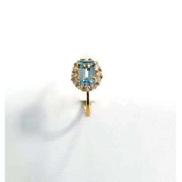 SORTIJA ORO AMARILLO PIEDRA                                           