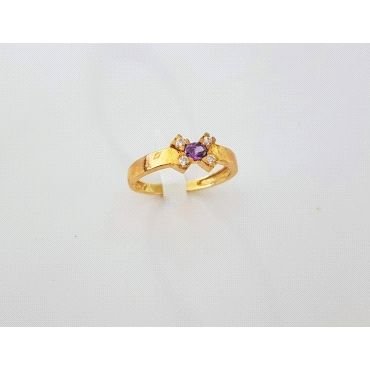 SORTIJA ORO AMARILLO PIEDRA                                           