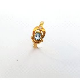 SORTIJA ORO AMARILLO PIEDRA                                           
