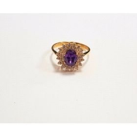 SORTIJA ORO AMARILLO PIEDRA                                           
