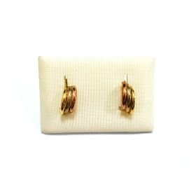 PENDIENTES ORO TRICOLOR                                               