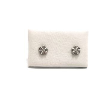 PENDIENTES NIÑA ORO BLANCO PIEDRA                                     