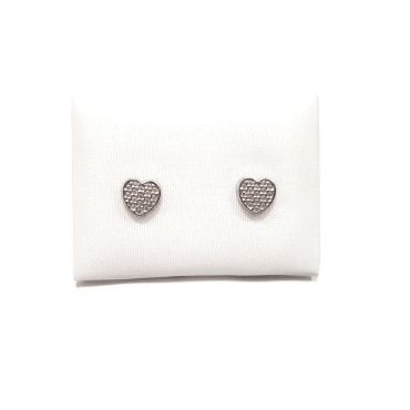 PENDIENTES NIÑA ORO BLANCO PIEDRA                                     