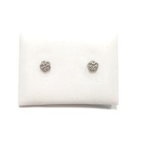 PENDIENTES NIÑA ORO BLANCO PIEDRA                                     