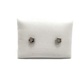 PENDIENTES NIÑA ORO BLANCO PIEDRA                                     
