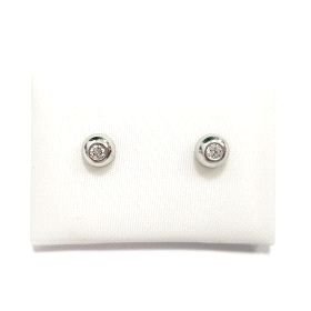 PENDIENTES NIÑA ORO BLANCO PIEDRA                                     