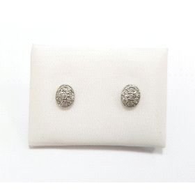 PENDIENTES NIÑA ORO BLANCO PIEDRA                                     
