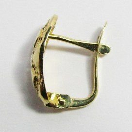 PENDIENTES NIÑA ORO AMARILLO PIEDRA