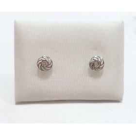PENDIENTES NIÑA ORO BLANCO PIEDRA                                     
