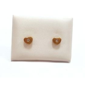 PENDIENTES NIÑA ORO BLANCO PIEDRA                                     