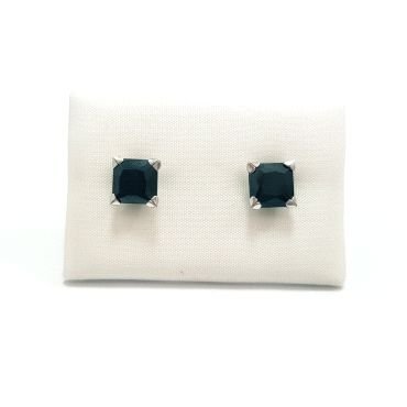 PENDIENTES NIÑA ORO BLANCO PIEDRA                                     