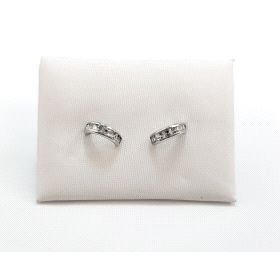PENDIENTES NIÑA ORO BLANCO PIEDRA                                     