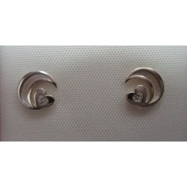 PENDIENTES NIÑA BICOLOR PIEDRA                                        
