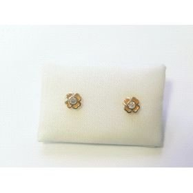 PENDIENTES NIÑA BICOLOR PIEDRA                                        