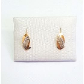 PENDIENTES NIÑA BICOLOR PIEDRA                                        
