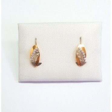 PENDIENTES NIÑA BICOLOR PIEDRA                                        