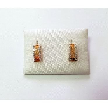 PENDIENTES NIÑA BICOLOR PIEDRA                                        