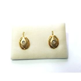 PENDIENTES NIÑA BICOLOR PIEDRA                                        