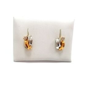 PENDIENTES NIÑA BICOLOR PIEDRA                                        
