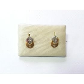 PENDIENTES NIÑA BICOLOR PIEDRA                                        