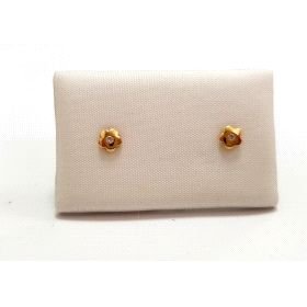 PENDIENTES NIÑA ORO AMARILLO PIEDRA                                   