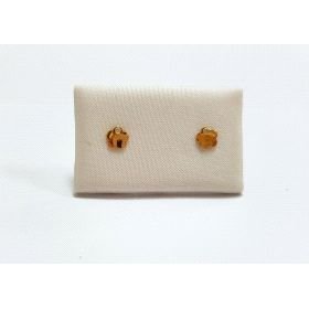 PENDIENTES NIÑA ORO AMARILLO PIEDRA                                   