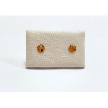 PENDIENTES NIÑA ORO AMARILLO PIEDRA                                   