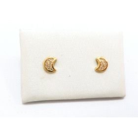 PENDIENTES NIÑA ORO AMARILLO PIEDRA                                   