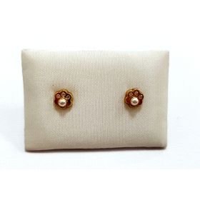 PENDIENTES NIÑA ORO AMARILLO PIEDRA                                   