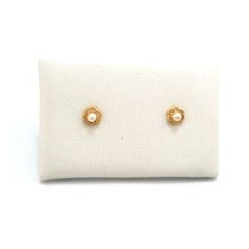 PENDIENTES NIÑA ORO AMARILLO PIEDRA                                   