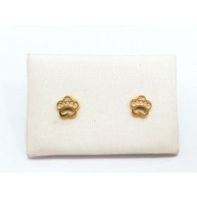 PENDIENTES NIÑA ORO AMARILLO PIEDRA                                   