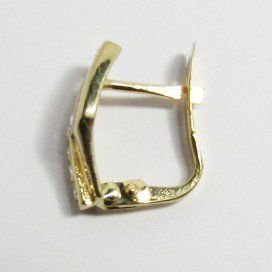 PENDIENTES NIÑA ORO AMARILLO PIEDRA