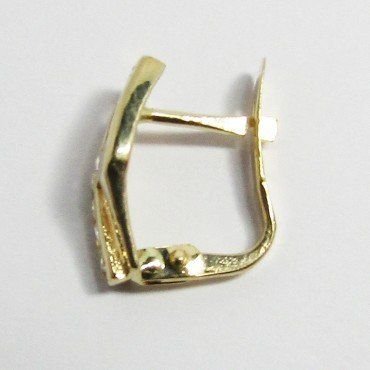 PENDIENTES NIÑA ORO AMARILLO PIEDRA