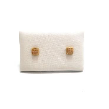 PENDIENTES NIÑA ORO AMARILLO PIEDRA                                   