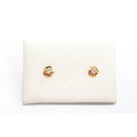 PENDIENTES NIÑA ORO AMARILLO PIEDRA                                   