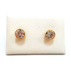 PENDIENTES NIÑA ORO AMARILLO PIEDRA                                   