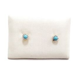 PENDIENTES NIÑA ORO AMARILLO PIEDRA                                   