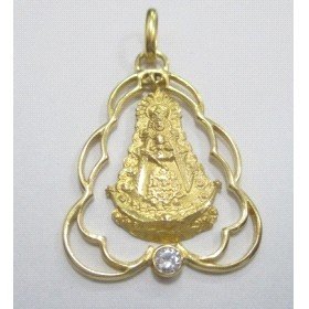 MEDALLA ROCIO PIEDRA                                                  
