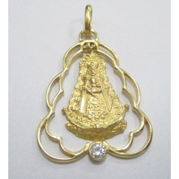 MEDALLA ROCIO PIEDRA                                                  