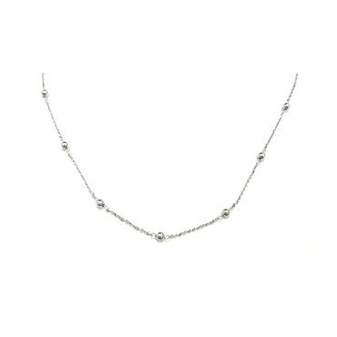 GARGANTILLA ORO BLANCO BEBE                                           