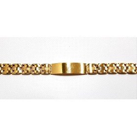 ESCLAVA CABALLERO ORO BICOLOR ITALIANO L