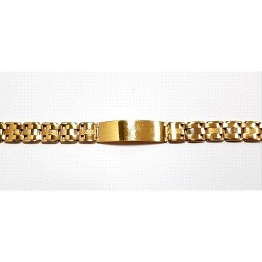 ESCLAVA CABALLERO ORO BICOLOR ITALIANO L