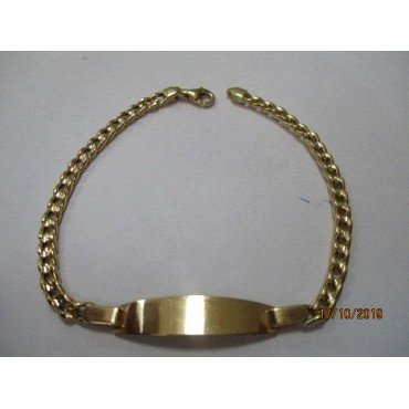 ESCLAVA CABALLERO ORO AMARILLO 3M/M                                   
