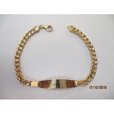 ESCLAVA CABALLERO ORO AMARILLO  5M/M                                  