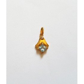 COLGANTE ORO AMARILLO PIEDRA                                          
