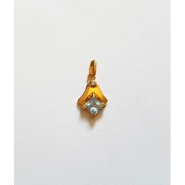 COLGANTE ORO AMARILLO PIEDRA                                          