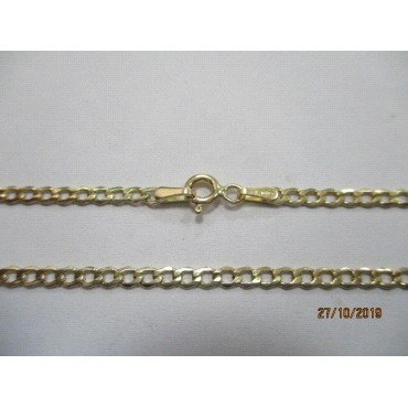 CADENAS AMARILLO 45 CM.BARBADA  HUECA  2M/M                           
