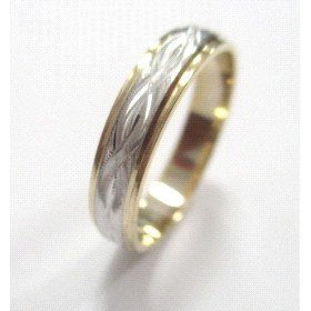 ALIANZAS ORO BICOLOR 4 M.M.                                           